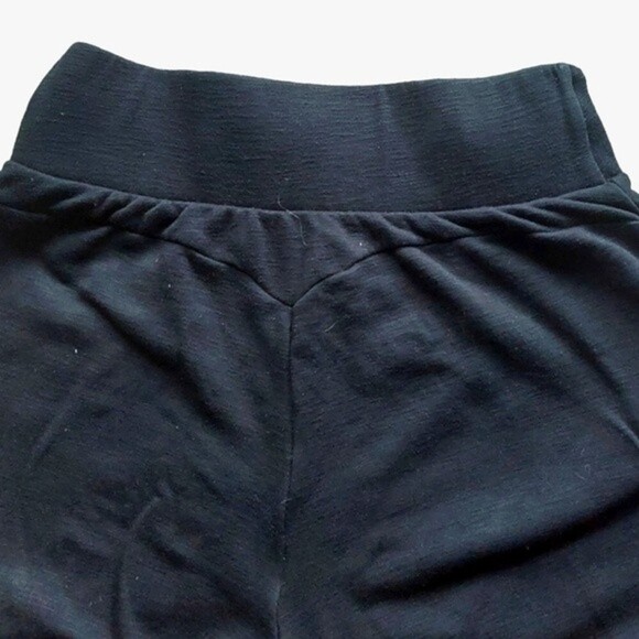 Gymshark vital seamless leggings black.logo string roll up Soft Yoga - Picture 6 of 7